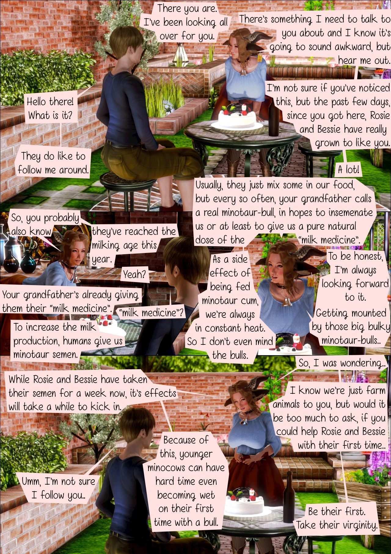 A Boy and His Cows porn comic picture 17