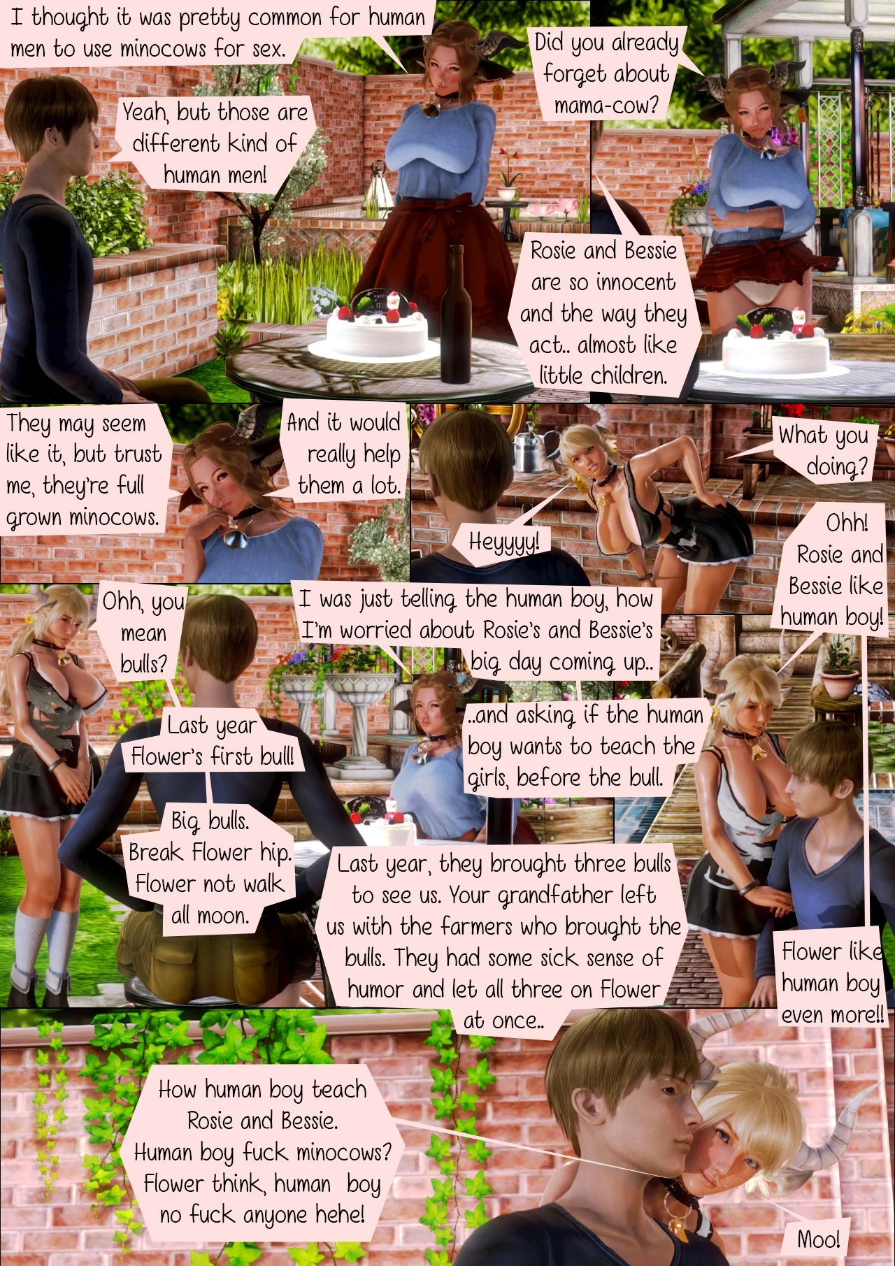 A Boy and His Cows porn comic picture 18