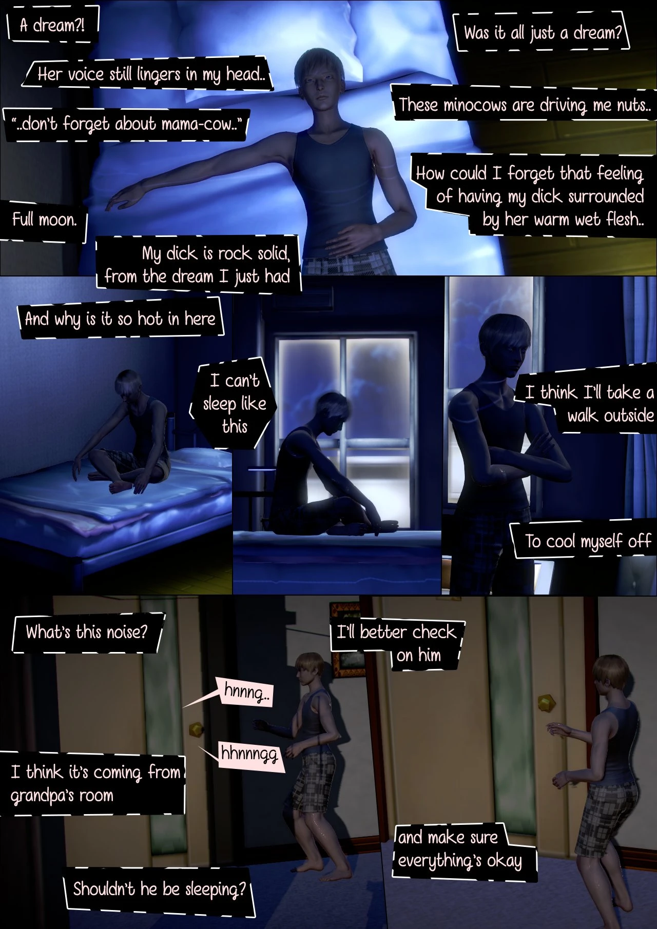 A Boy and His Cows porn comic picture 31