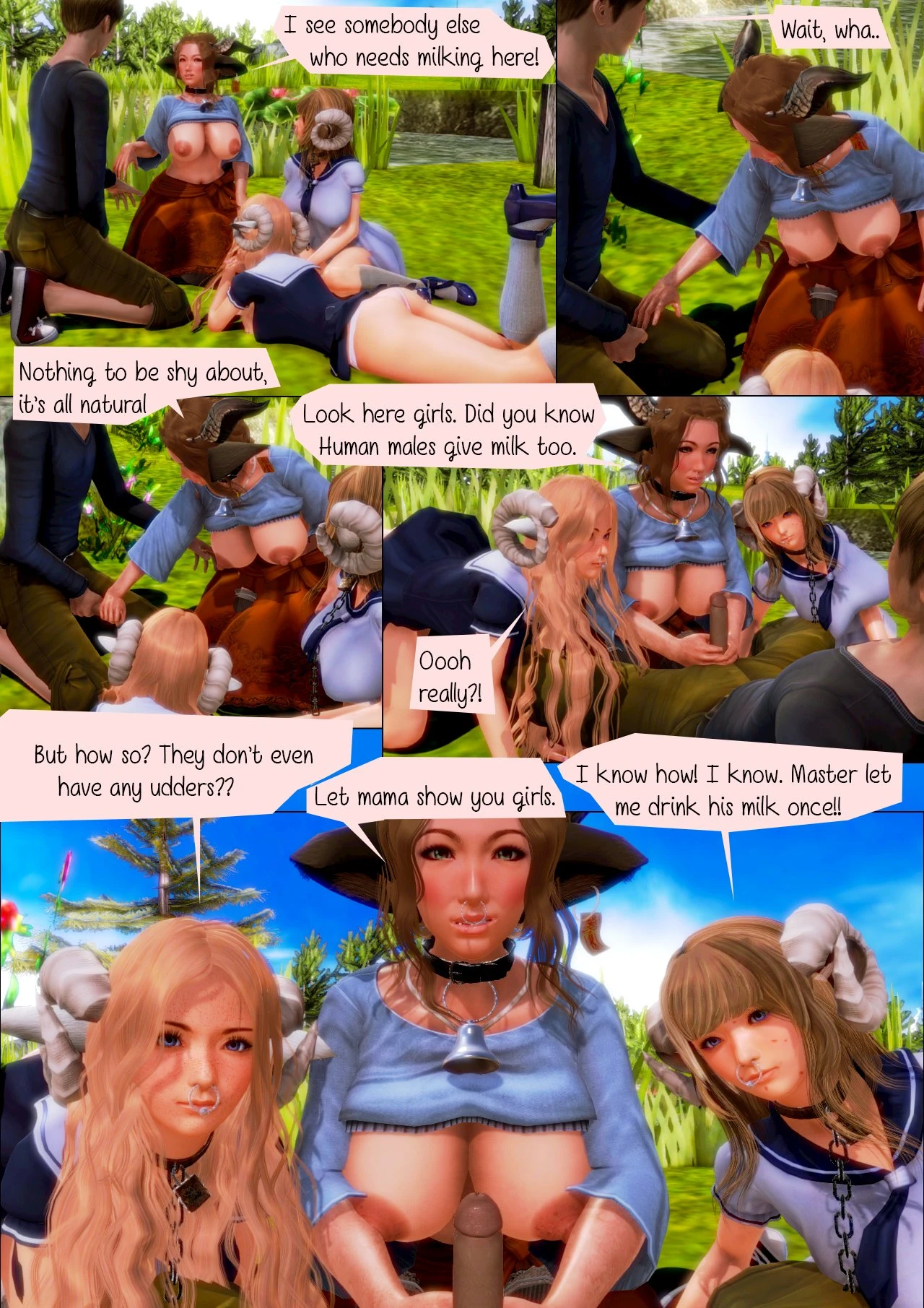 A Boy and His Cows porn comic picture 4