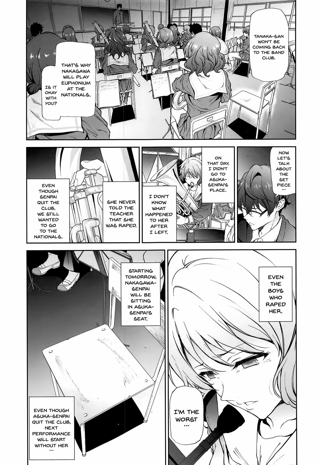 A Story Where You Do Something Cruel To Asuka-Senpai porn comic picture 20