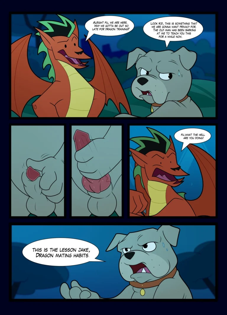 American Dragon Lessons porn comic picture 1