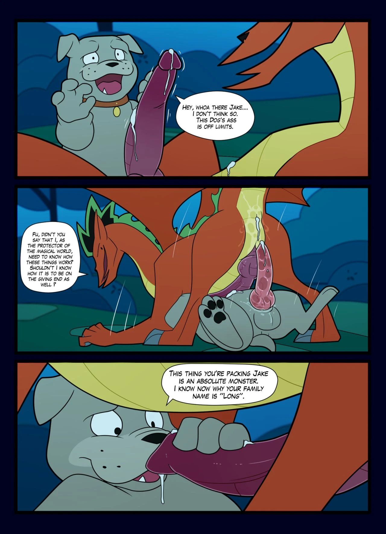 American Dragon Lessons porn comic picture 15