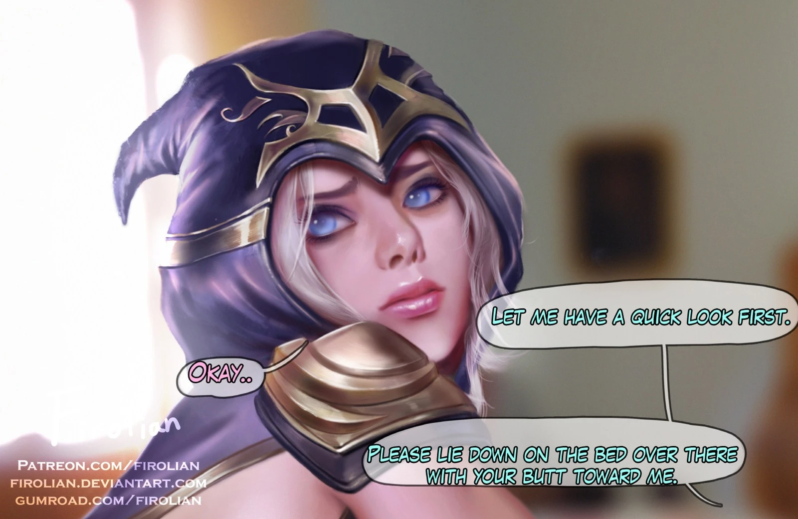 Ashe in Hospital porn comic picture 16