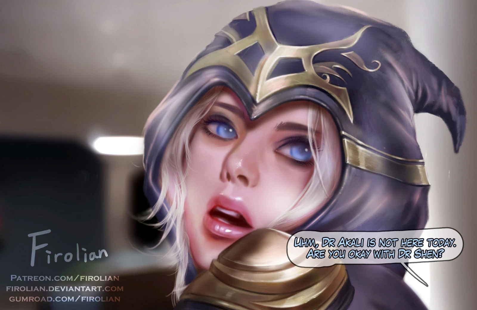 Ashe in Hospital porn comic picture 9