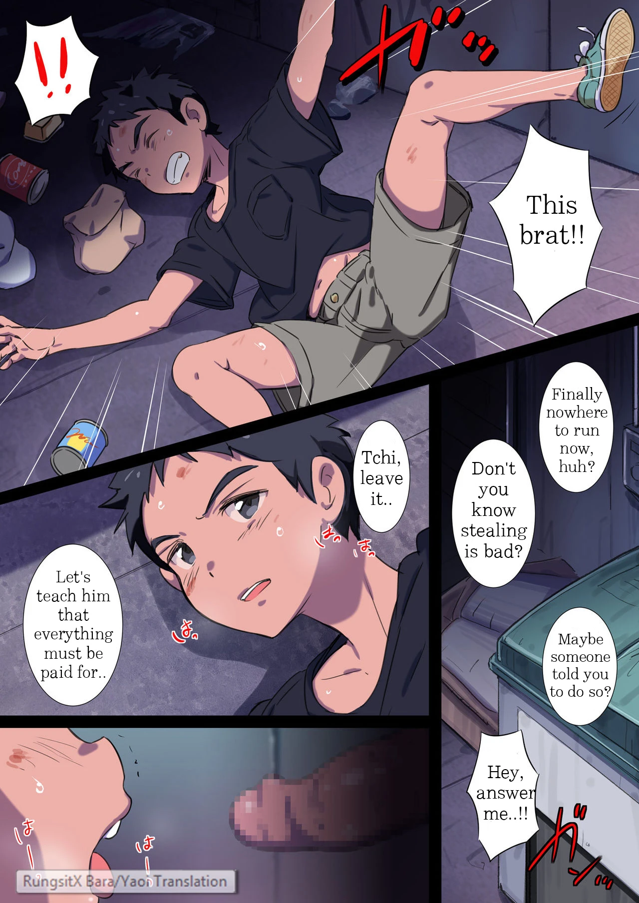 Back Alley Punishment porn comic picture 3