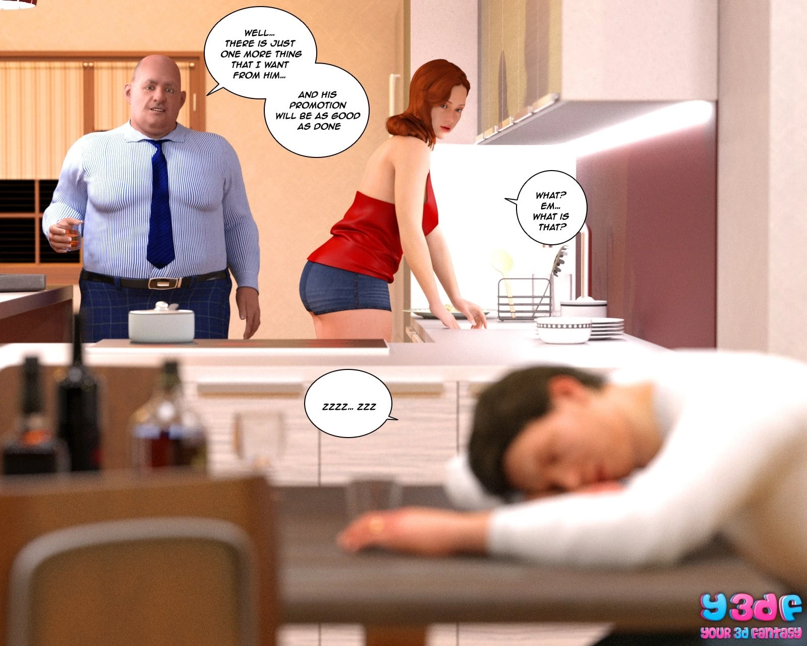 Bad Boss porn comic picture 11