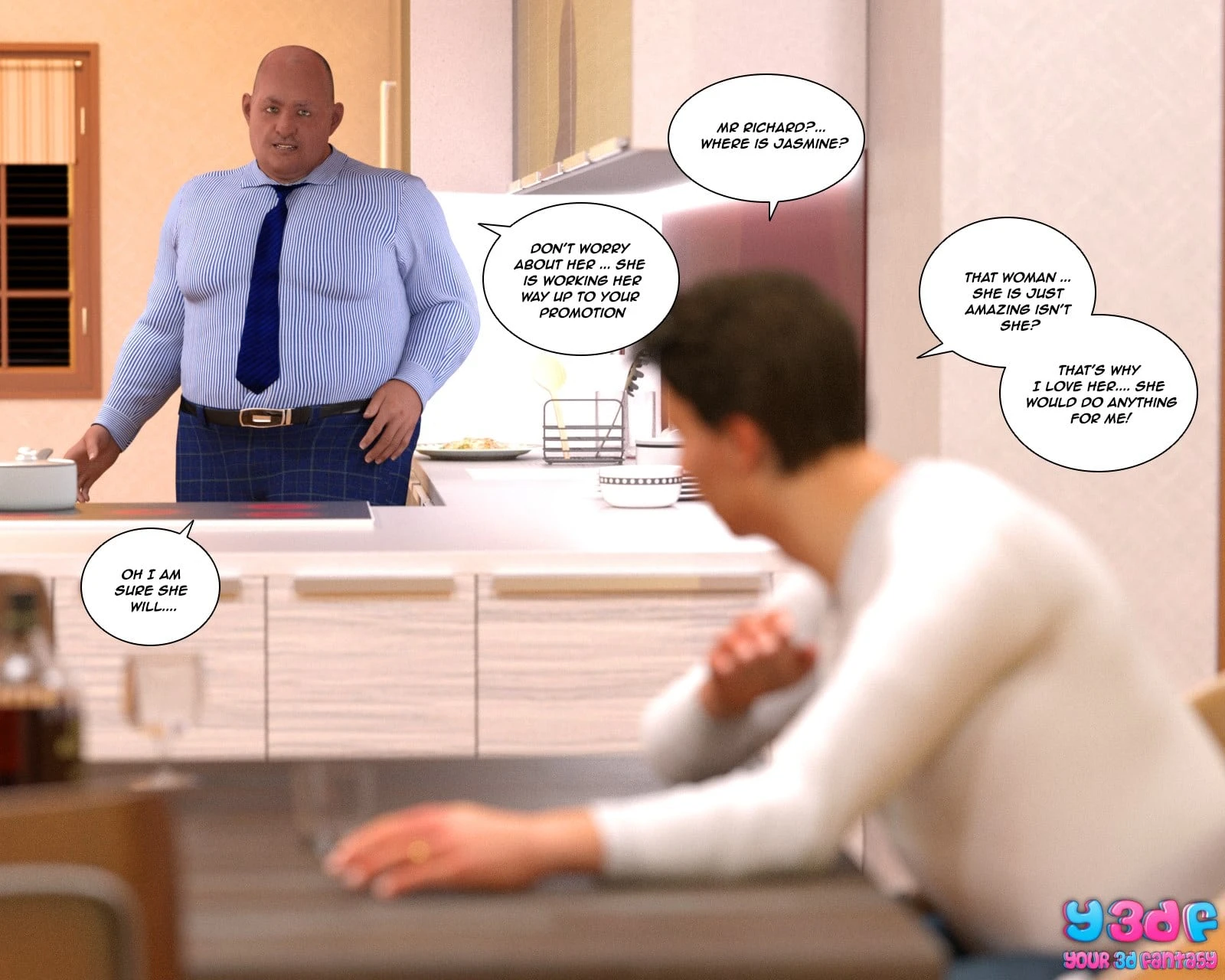 Bad Boss porn comic picture 39