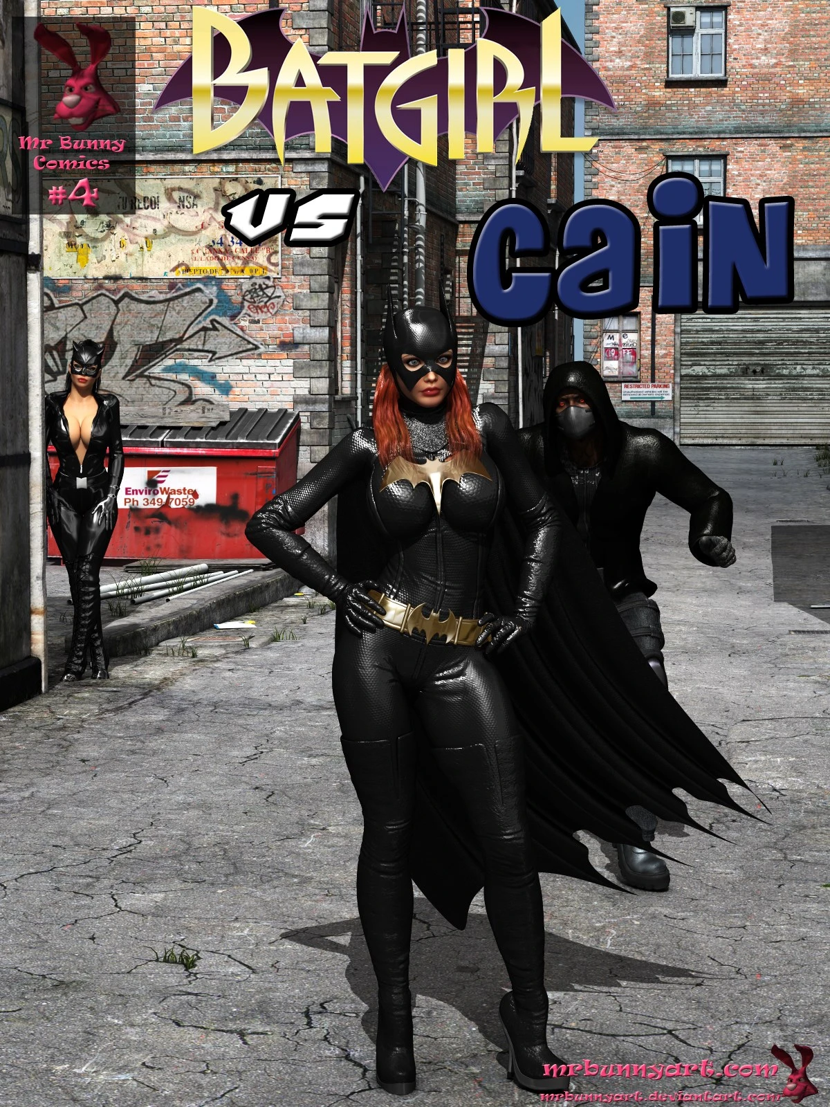 Batgirl vs Cain porn comic picture 1