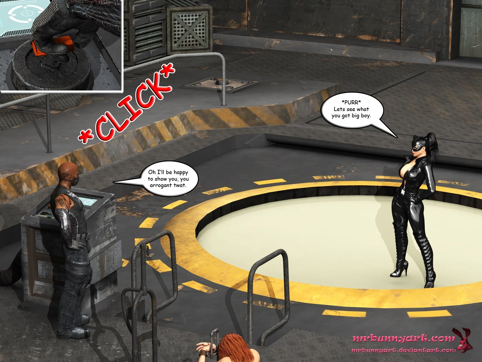 Batgirl vs Cain porn comic picture 54