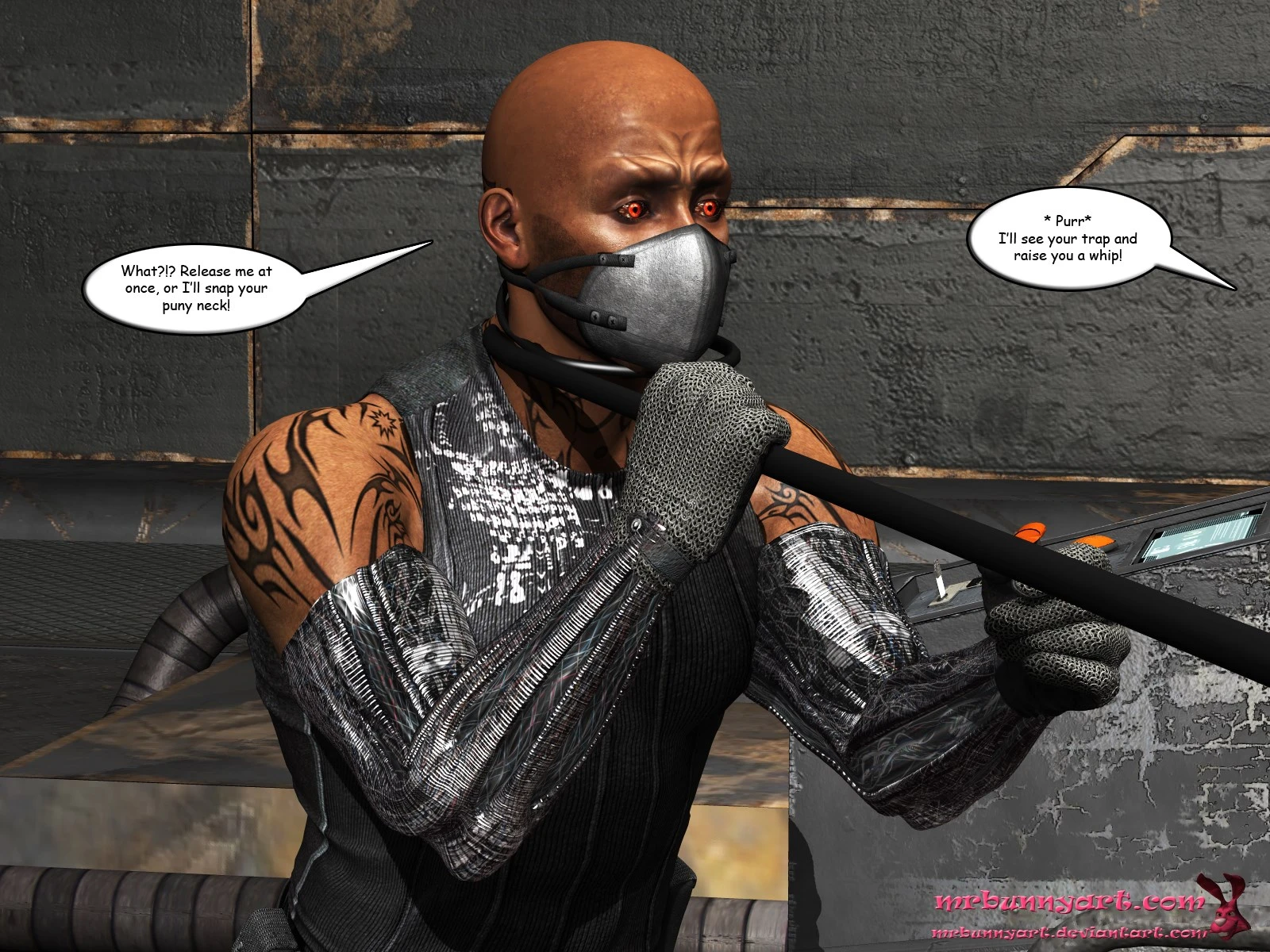 Batgirl vs Cain porn comic picture 56