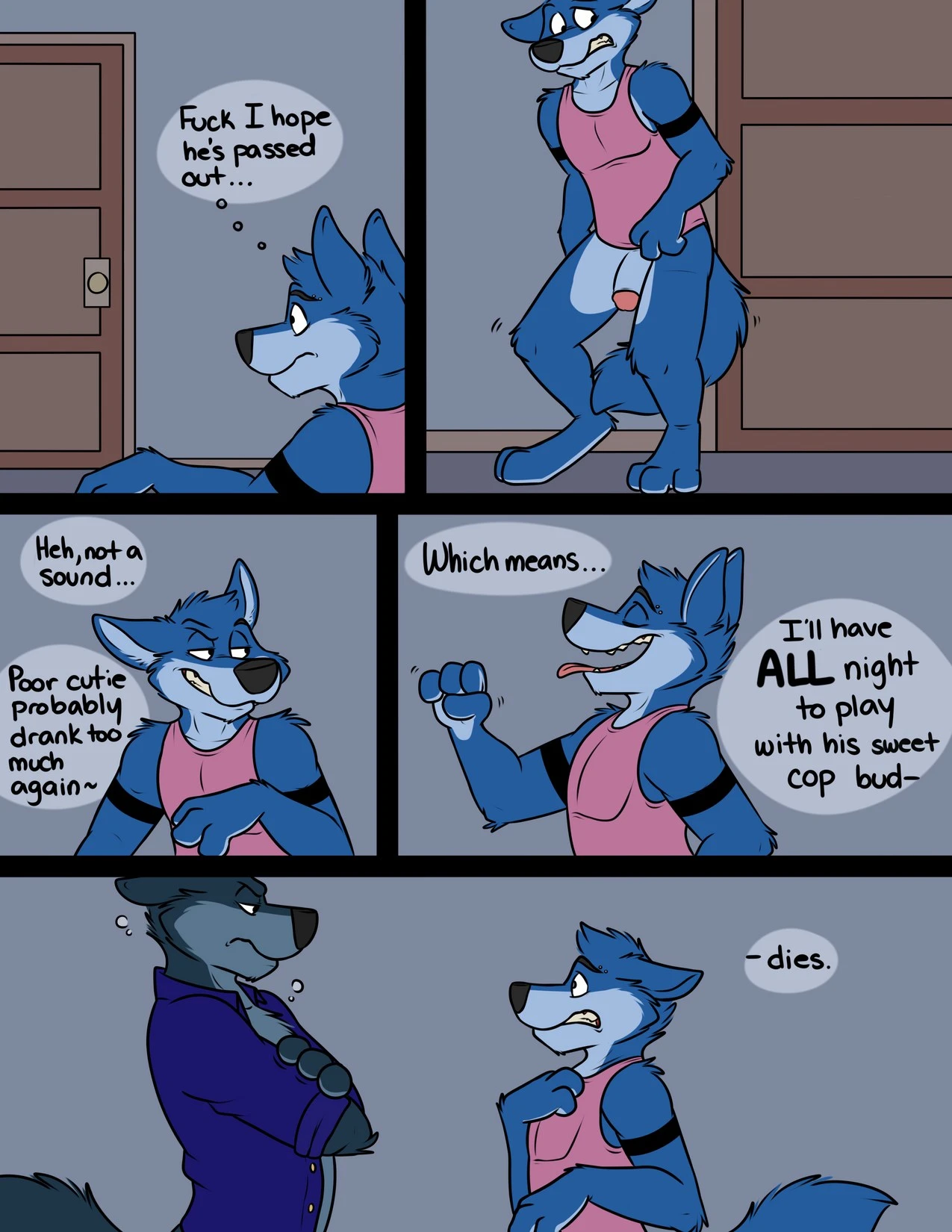 Bottomless Robbie Day porn comic picture 1