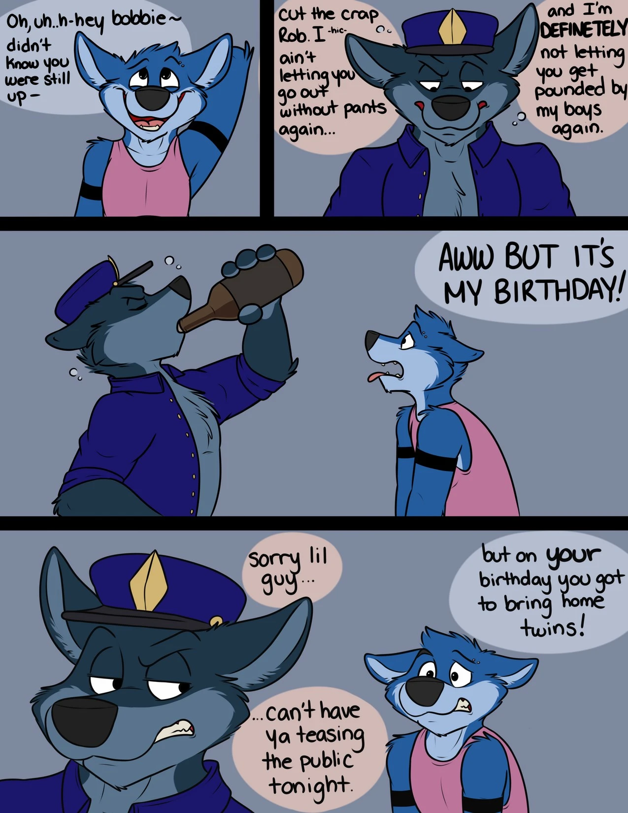 Bottomless Robbie Day porn comic picture 2