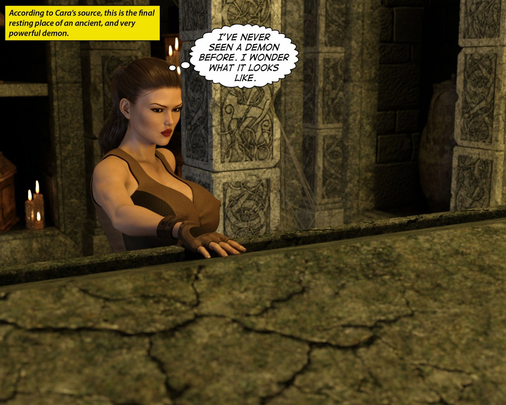 Cara Lox – The Demon’s Kiss porn comic picture 4