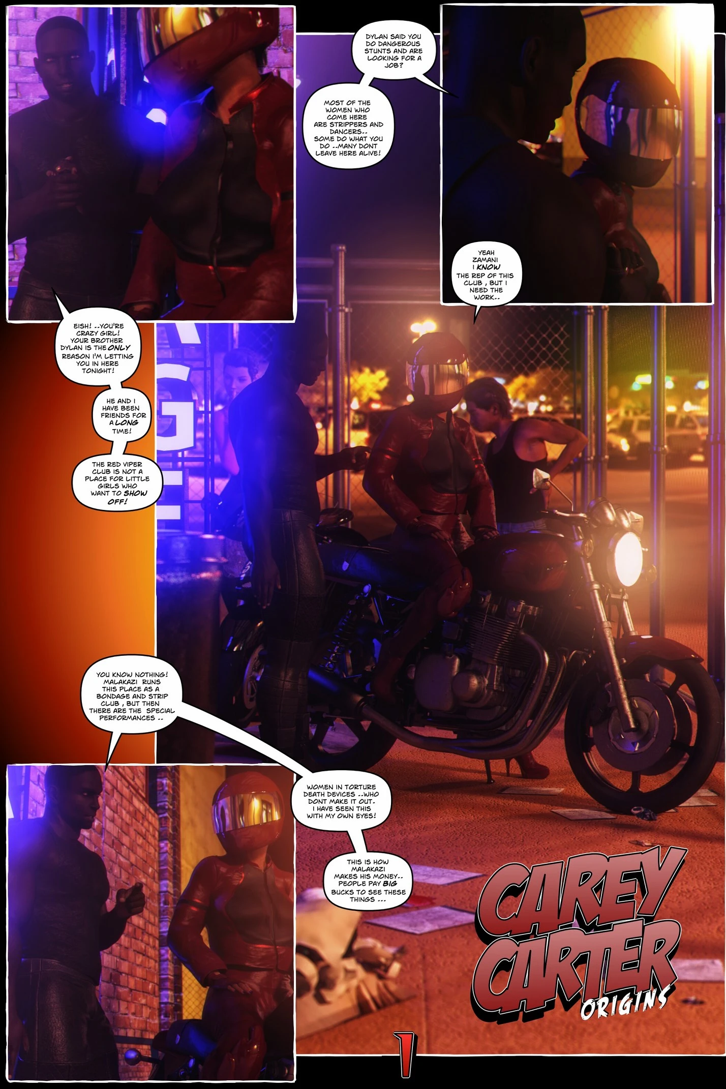 Carey Carter: Origins porn comic picture 2