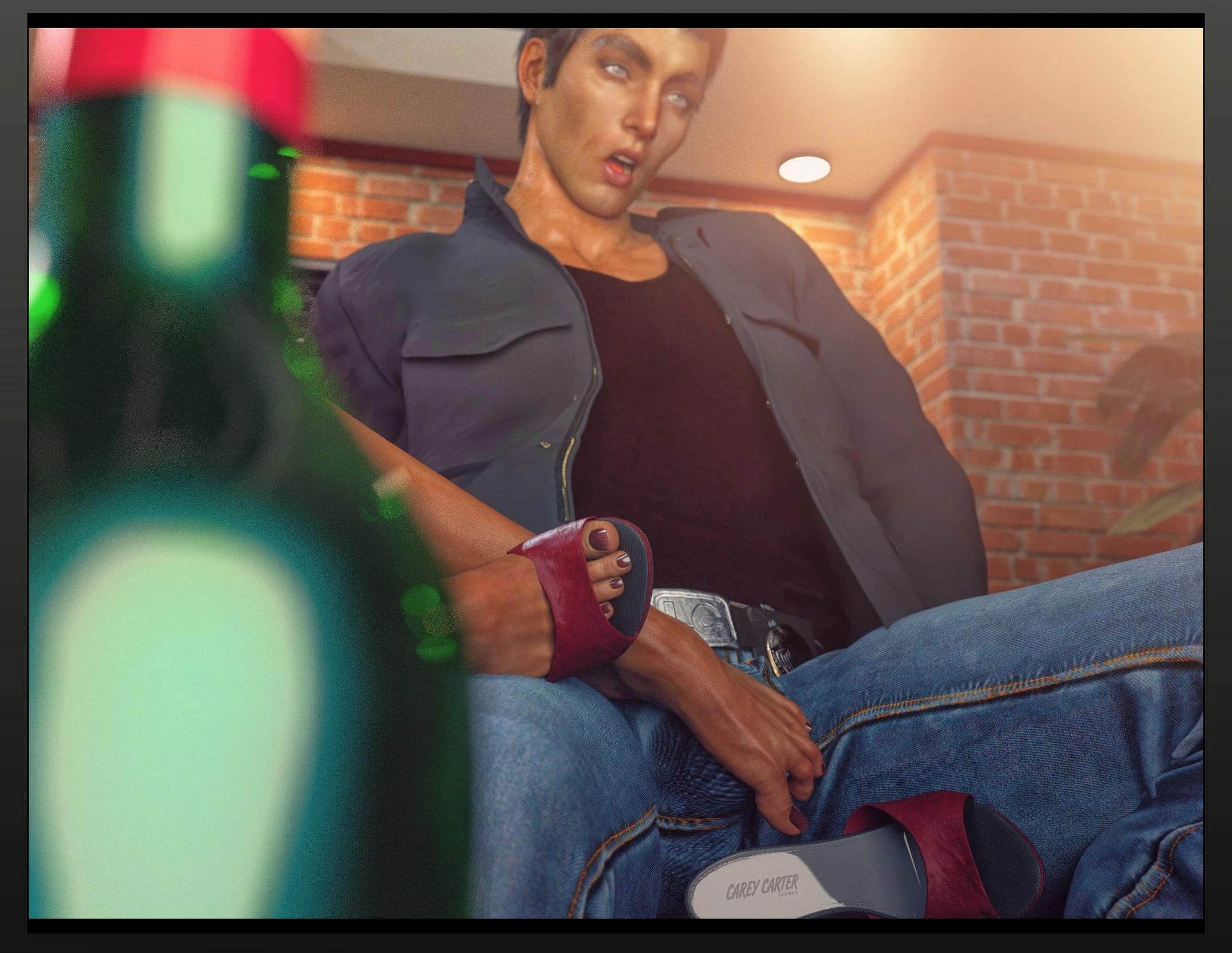 Carey Carter: Videogames night porn comic picture 16