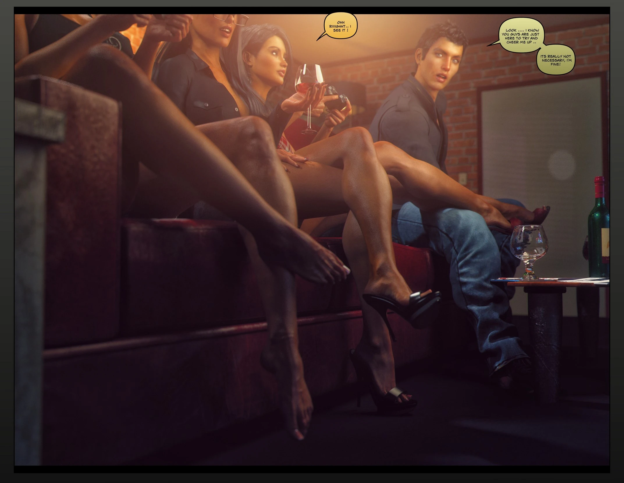 Carey Carter: Videogames night porn comic picture 4