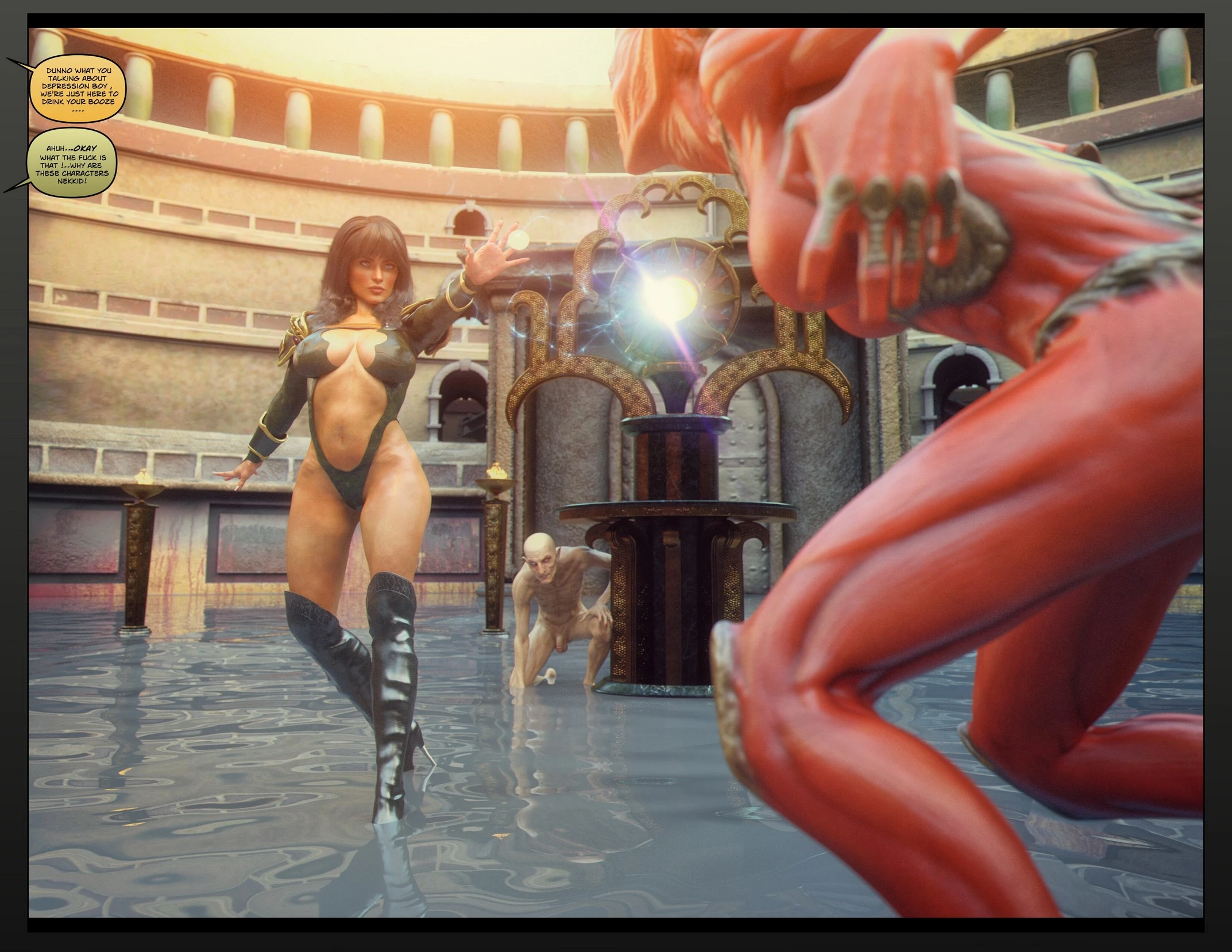 Carey Carter: Videogames night porn comic picture 5