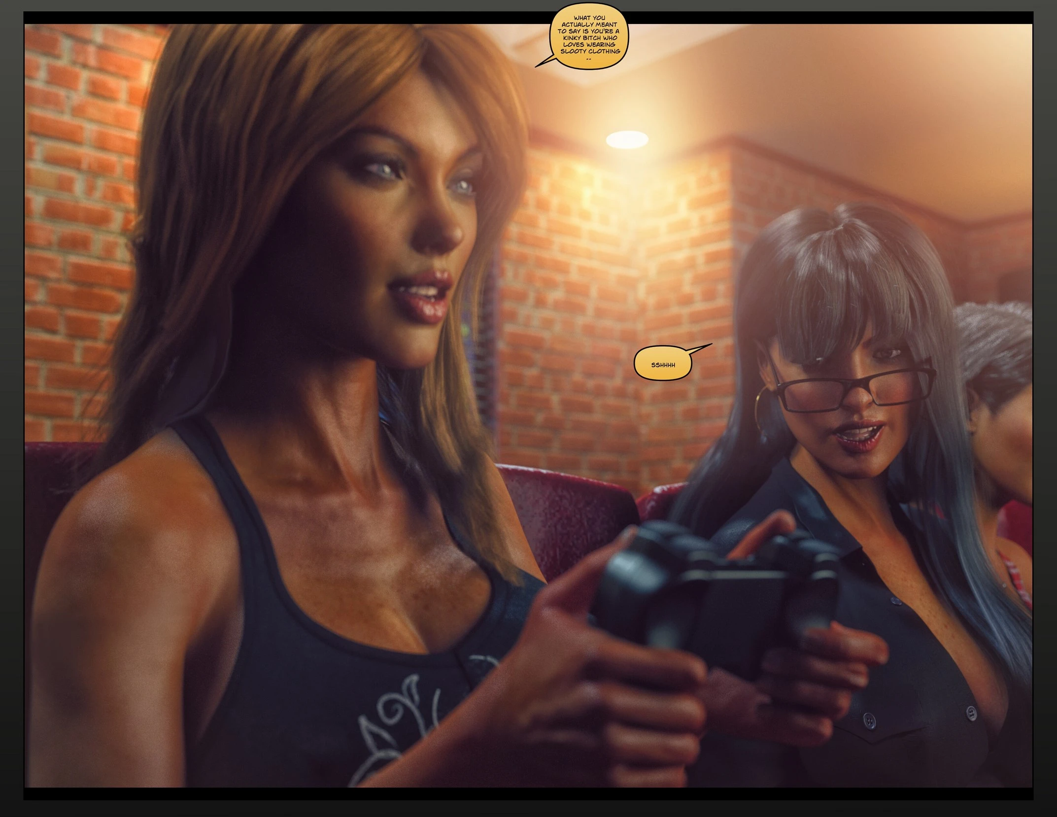 Carey Carter: Videogames night porn comic picture 8