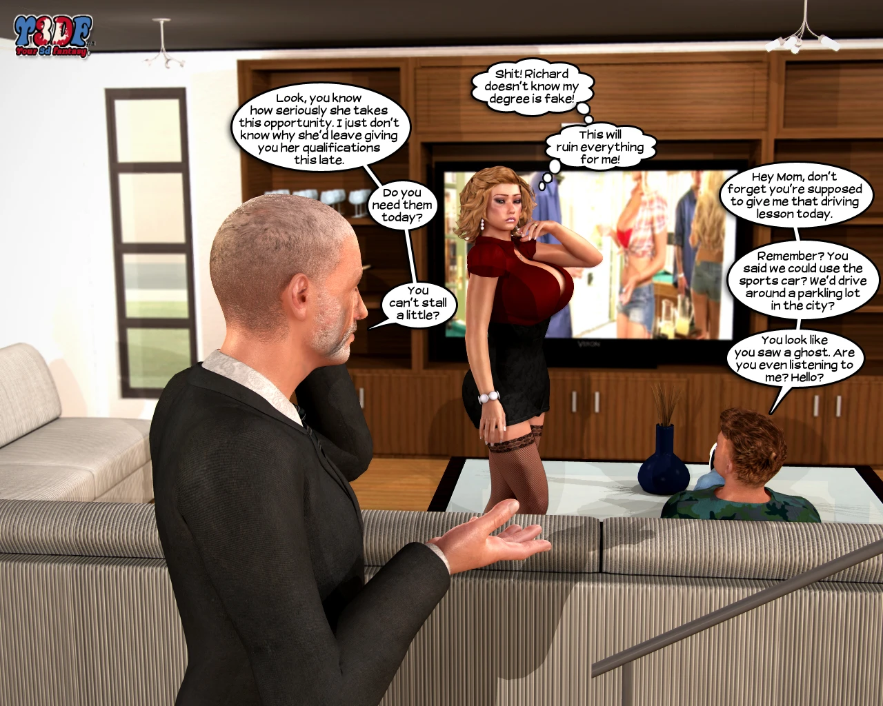 Caught porn comic picture 6