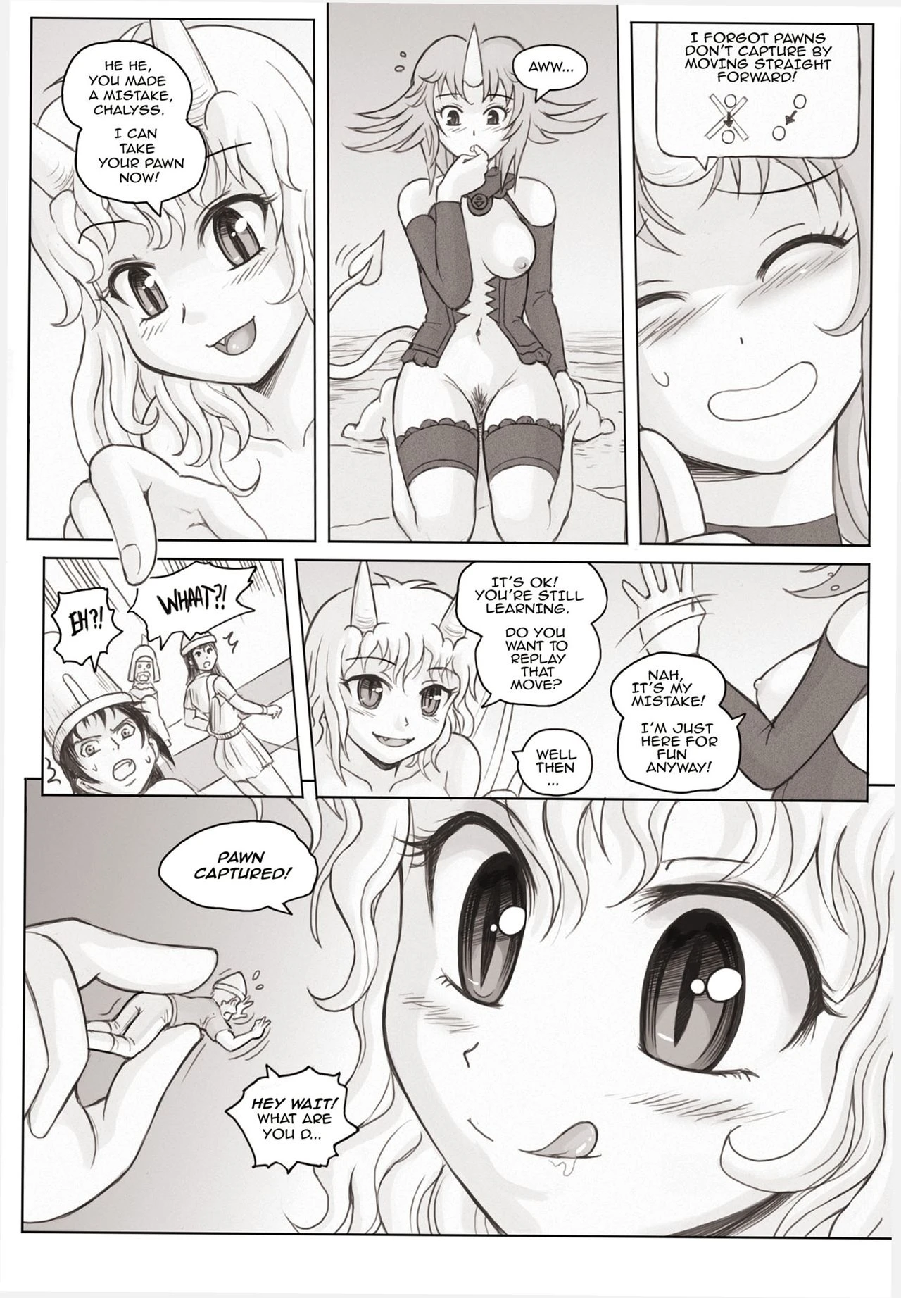 Check and Mate porn comic picture 5