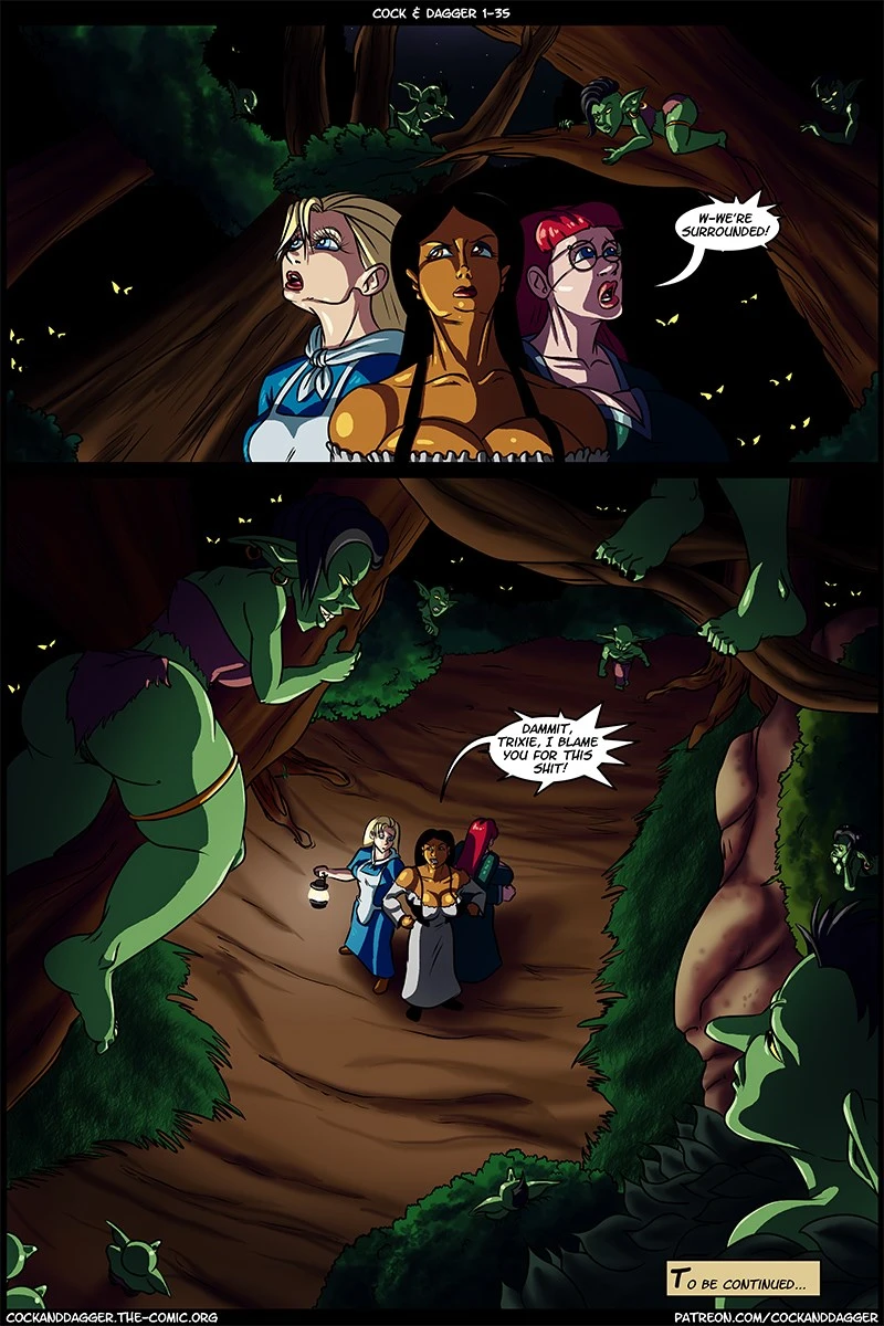 Cock and Dagger porn comic picture 36