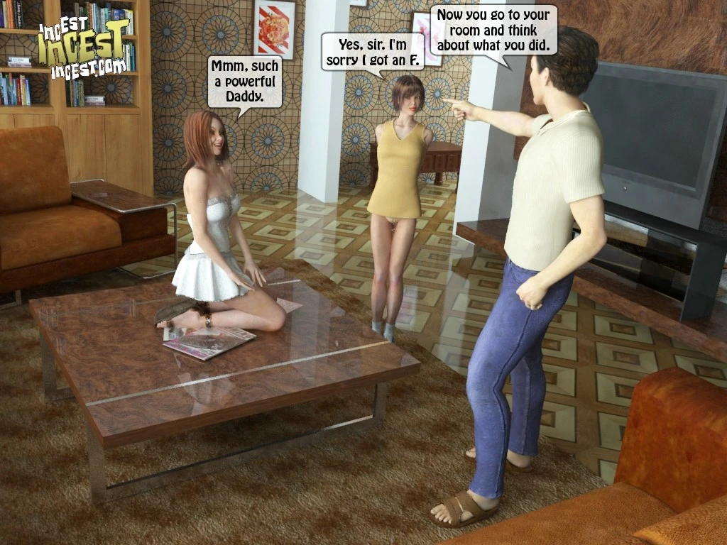 Daddy + 2 Daughters porn comic picture 12