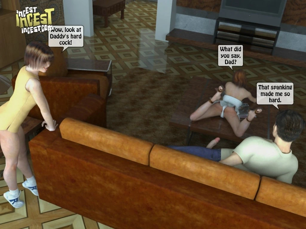 Daddy + 2 Daughters porn comic picture 15