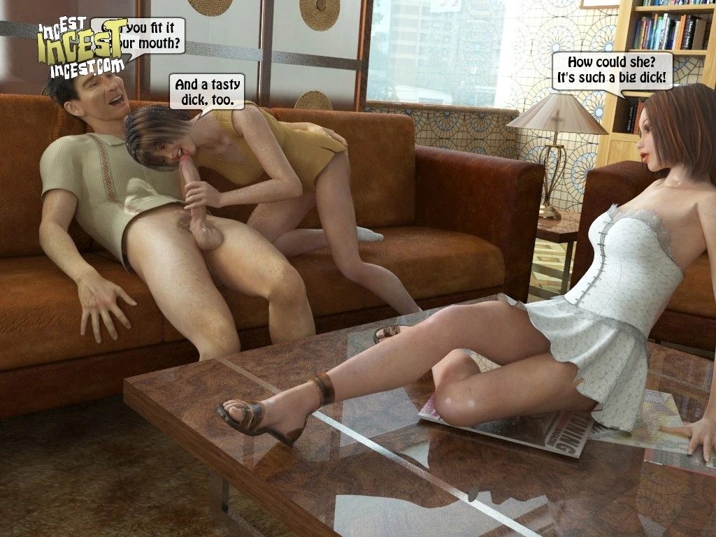 Daddy + 2 Daughters porn comic picture 17