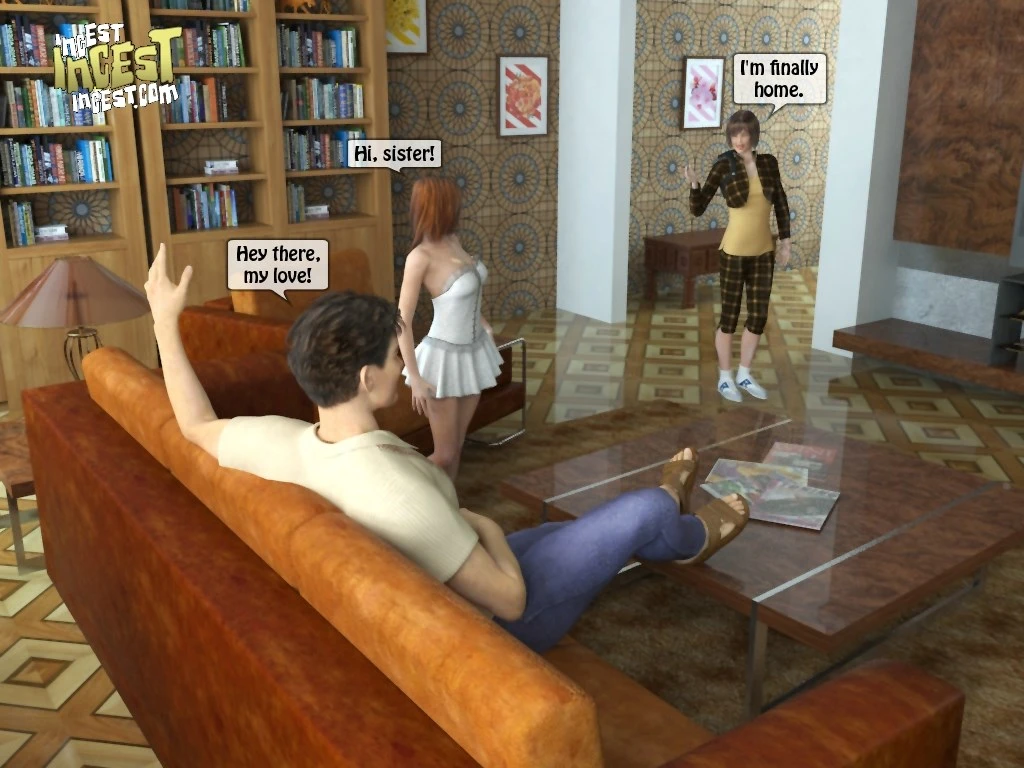 Daddy + 2 Daughters porn comic picture 2