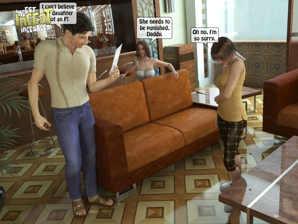 Daddy + 2 Daughters porn comic picture 9