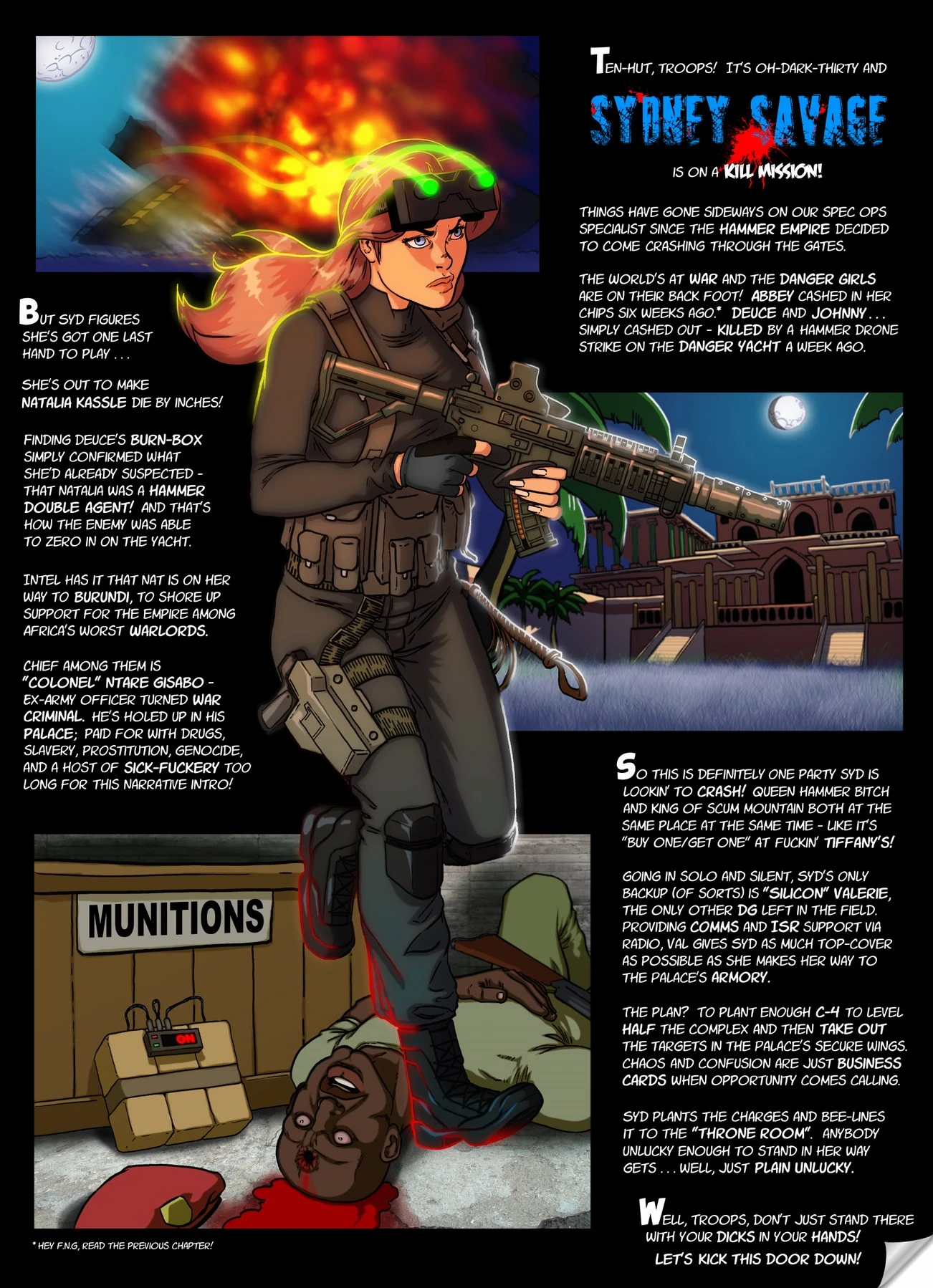 Danger Girl - Sidney savage porn comic picture 1