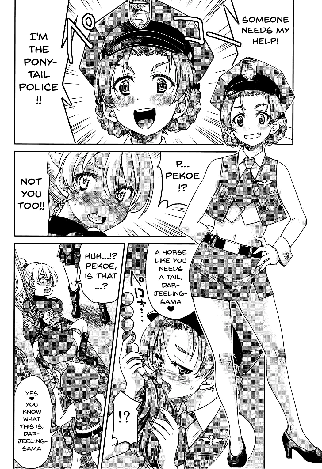 Darjeeling-sama no Ponytail porn comic picture 13
