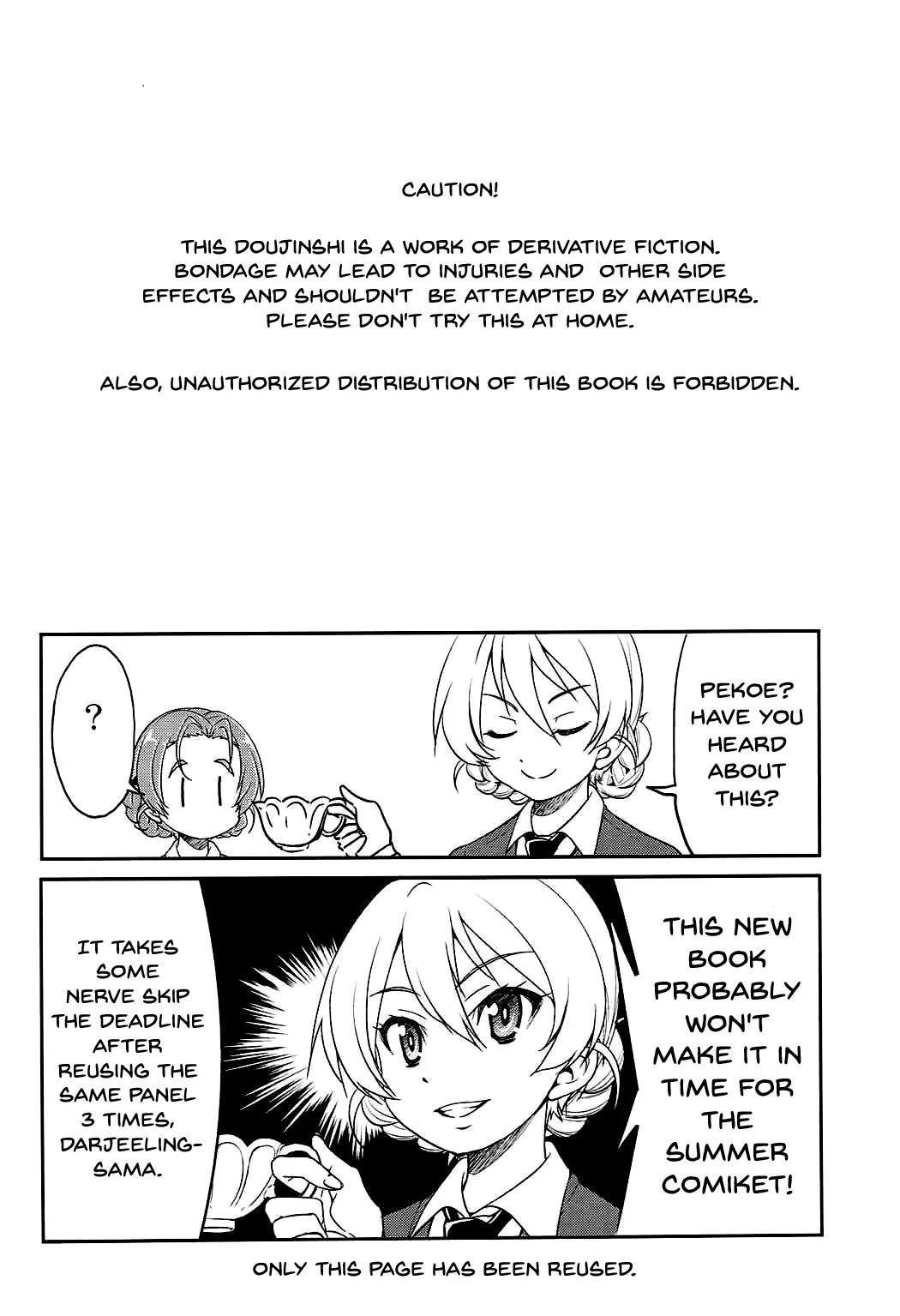 Darjeeling-sama no Ponytail porn comic picture 3
