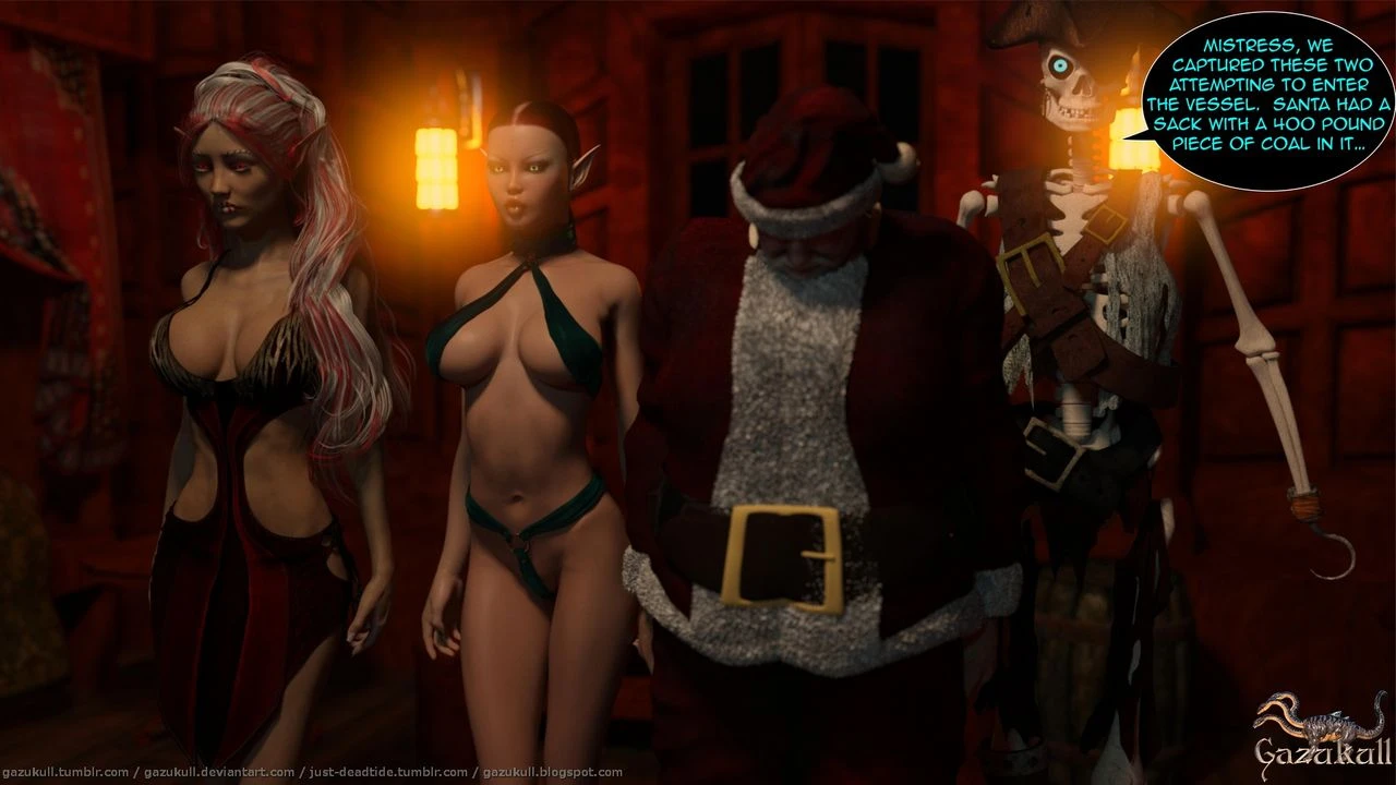 Dead Tide Holiday Cheer porn comic picture 2