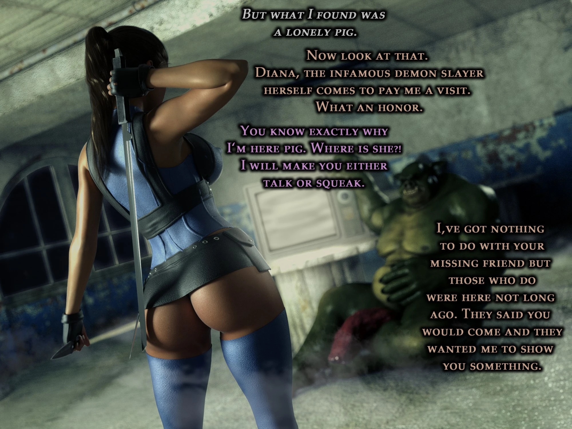 Demon Hunter Diana porn comic picture 5