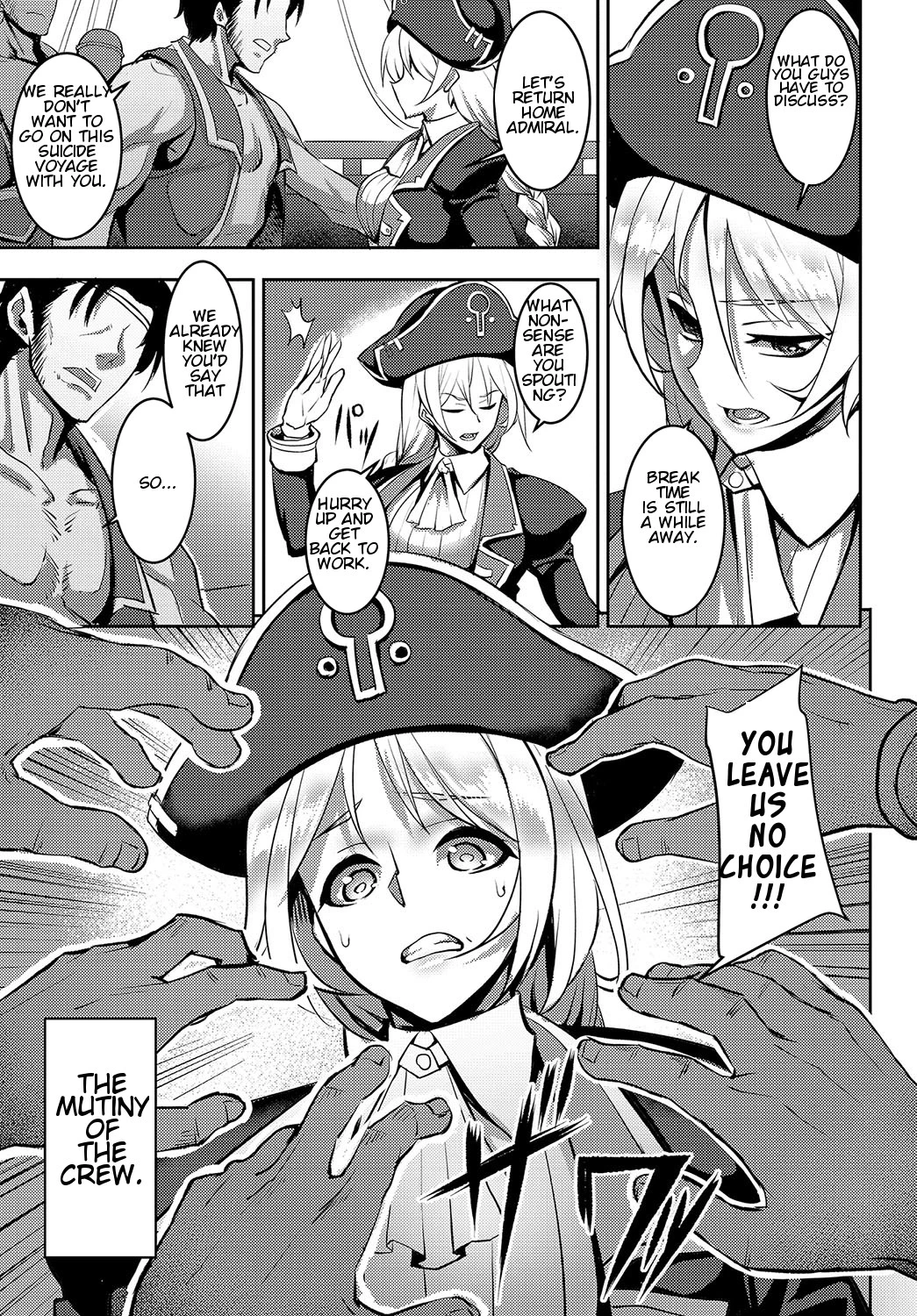 Diaz Teitoku no Junan - The Suffering of Admiral Diaz porn comic picture 3