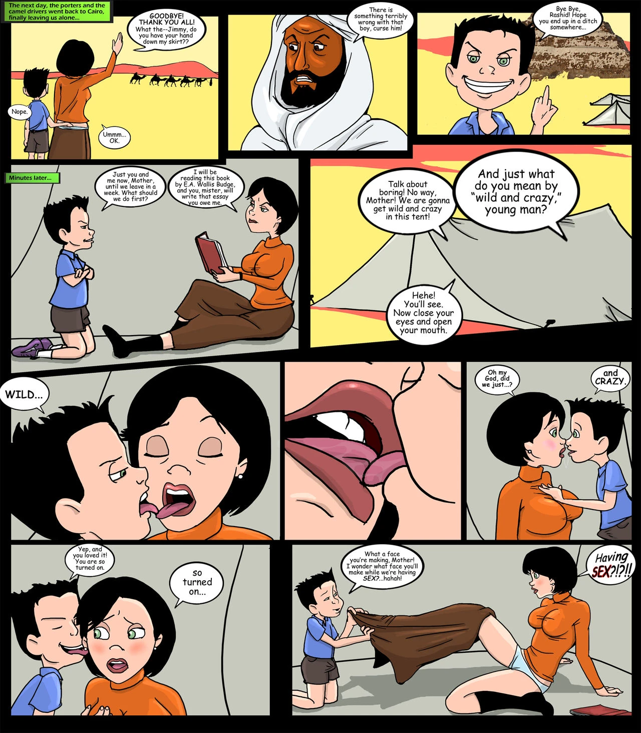 Egyptian Magic porn comic picture 10