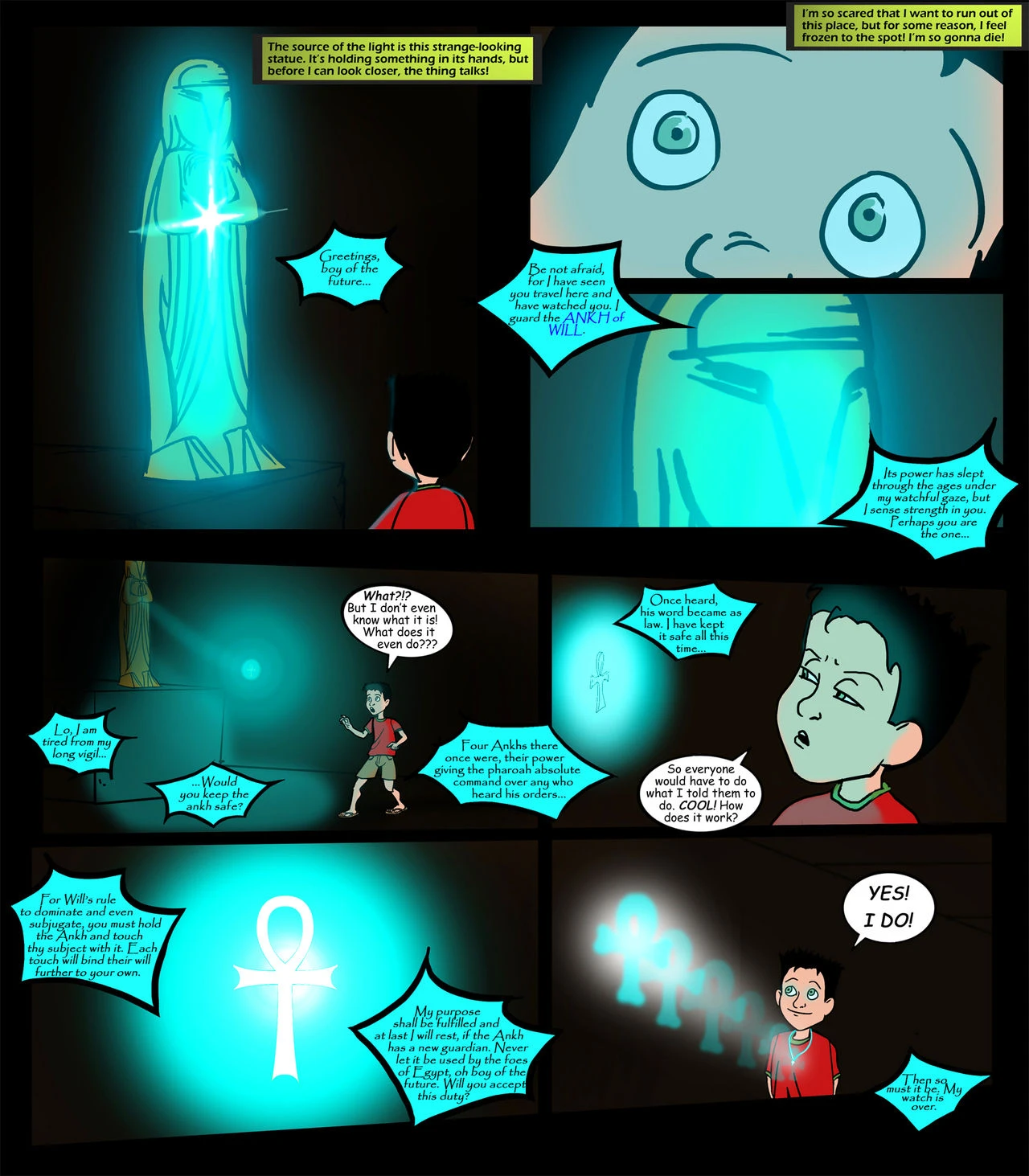 Egyptian Magic porn comic picture 4