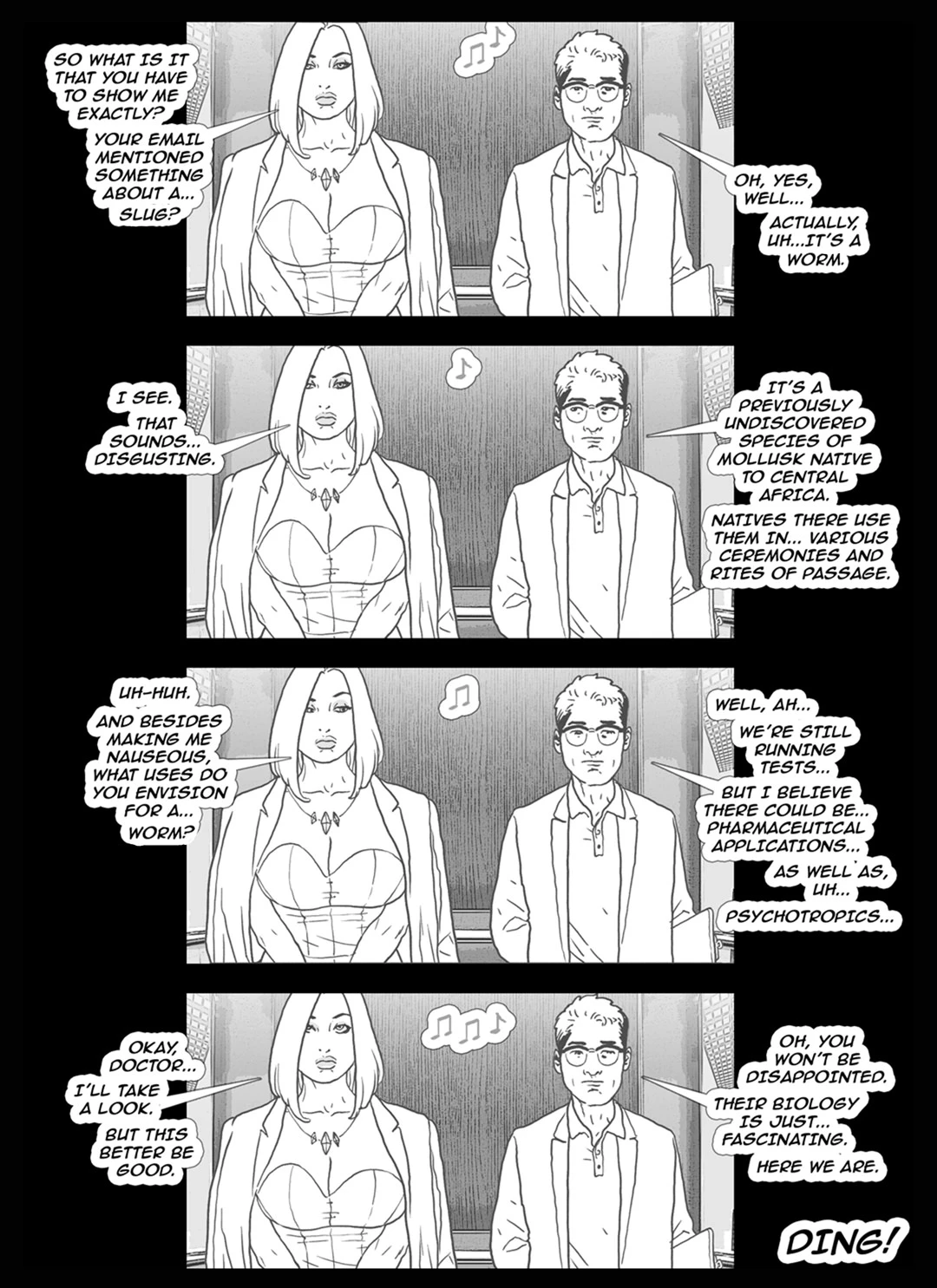 Emma Frost vs. The Brain Worms porn comic picture 4