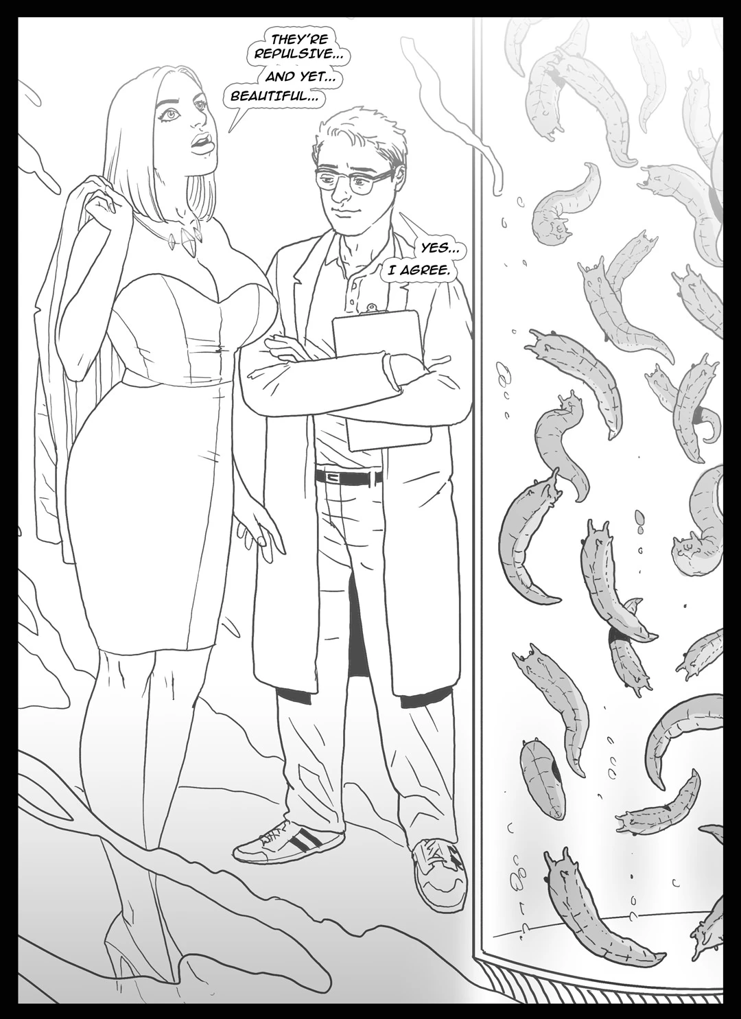 Emma Frost vs. The Brain Worms porn comic picture 6