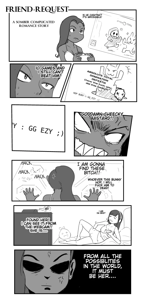 Friend Request porn comic picture 2