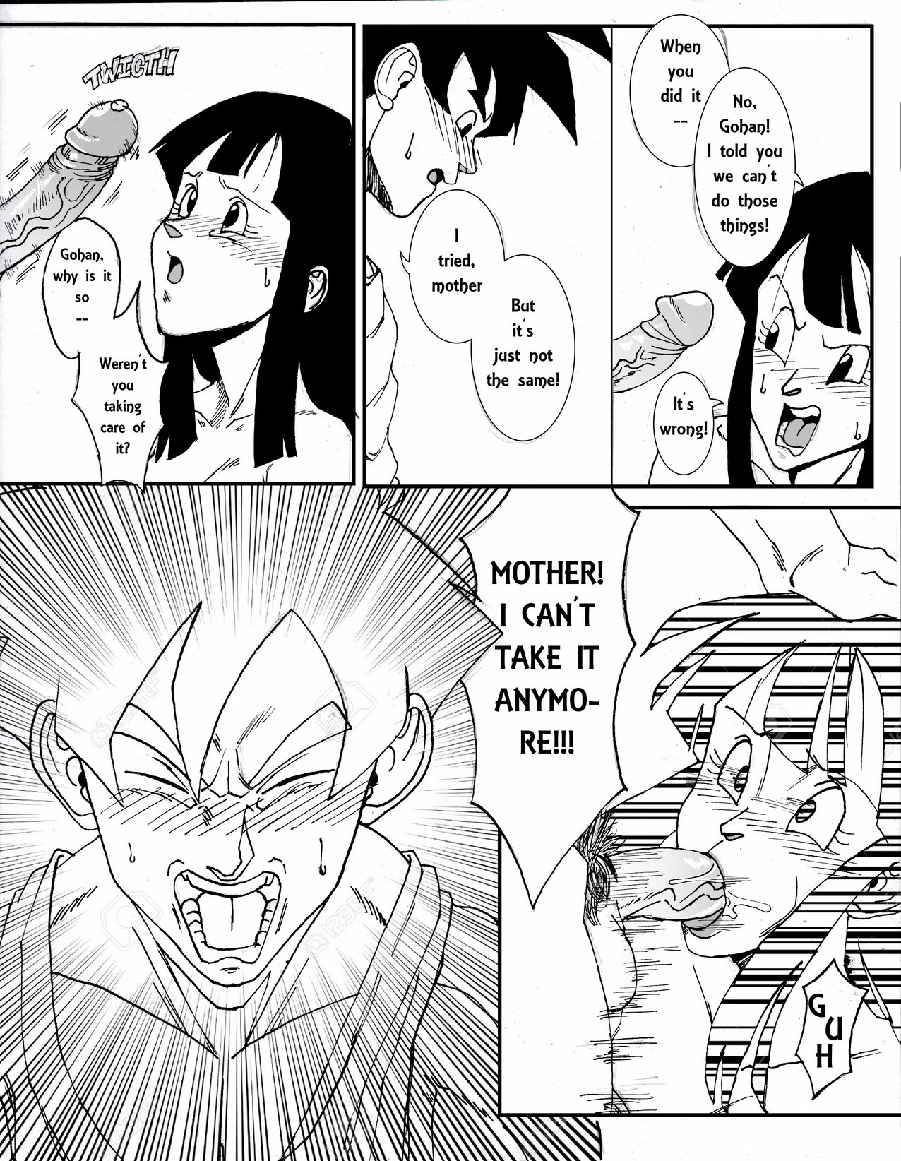 GohanXChichi porn comic picture 16