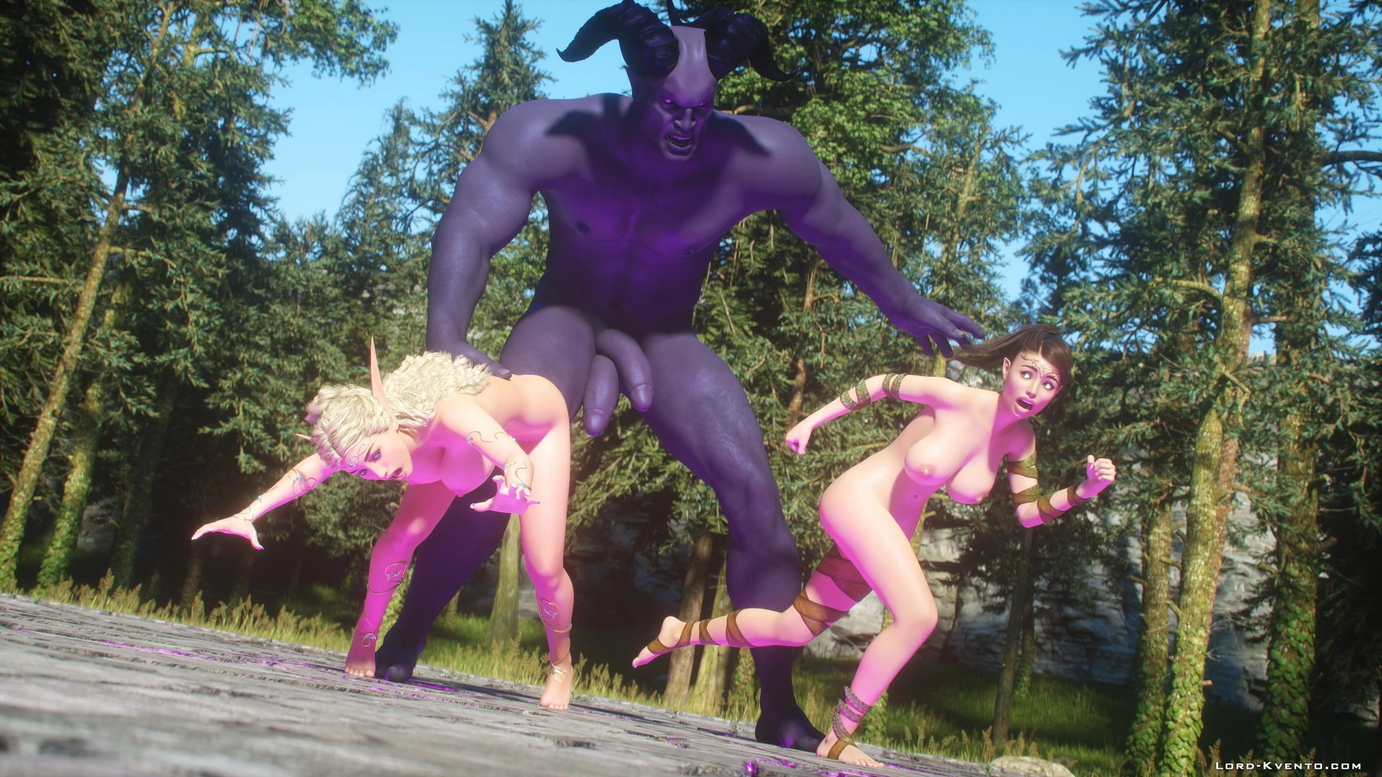 Golems Awakening 2 porn comic picture 4