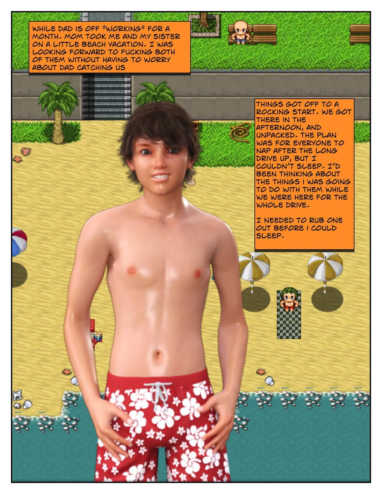 Incest Story 3: Summer Vacation porn comic picture 2
