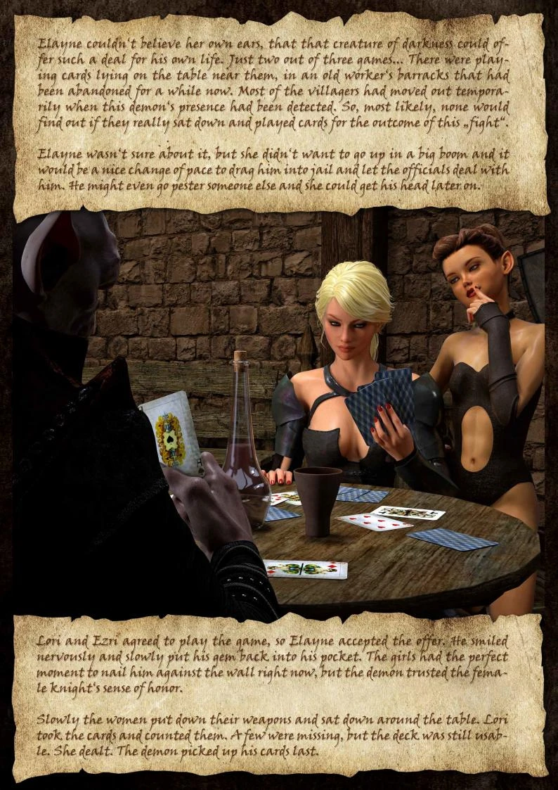 Knight Elayne Game Of Mischief porn comic picture 7