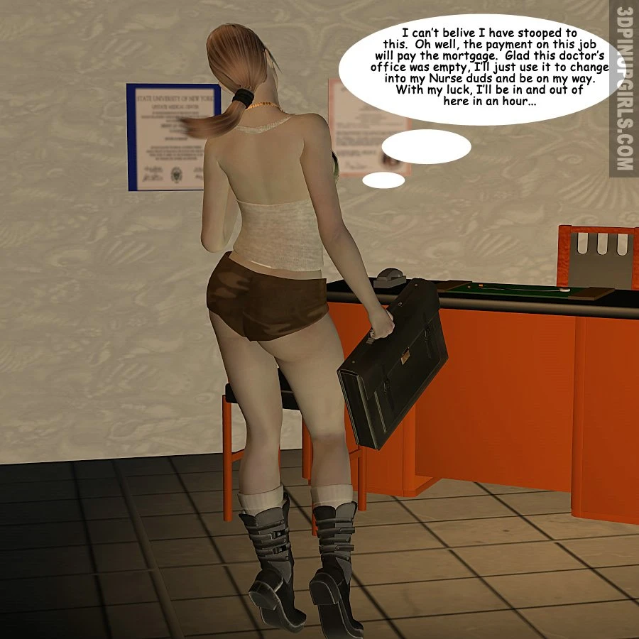 Lara Croft - Naughty Nurse porn comic picture 2