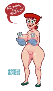 Mandark X Dexter’s Mom porn comic picture 1