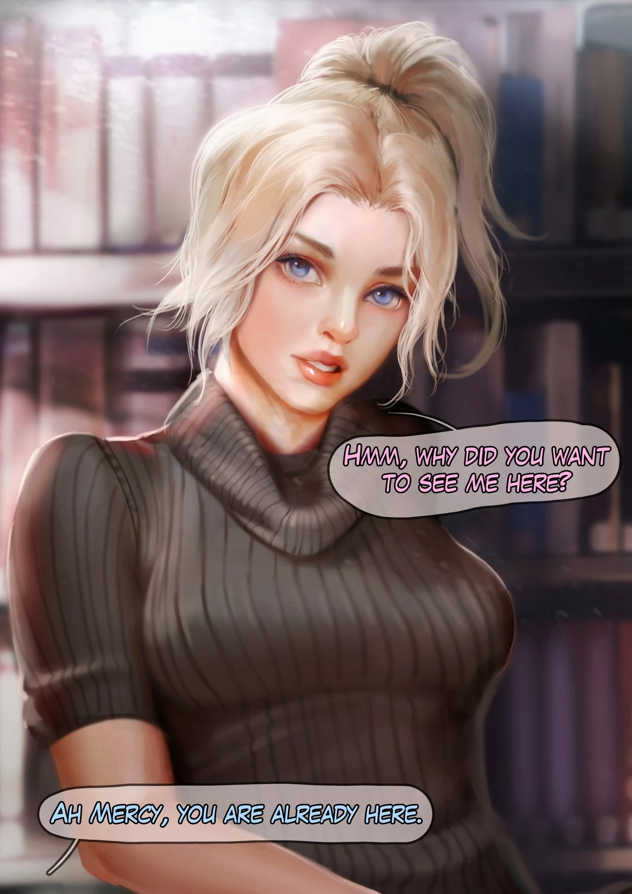 Mercy's Second Audition porn comic picture 11