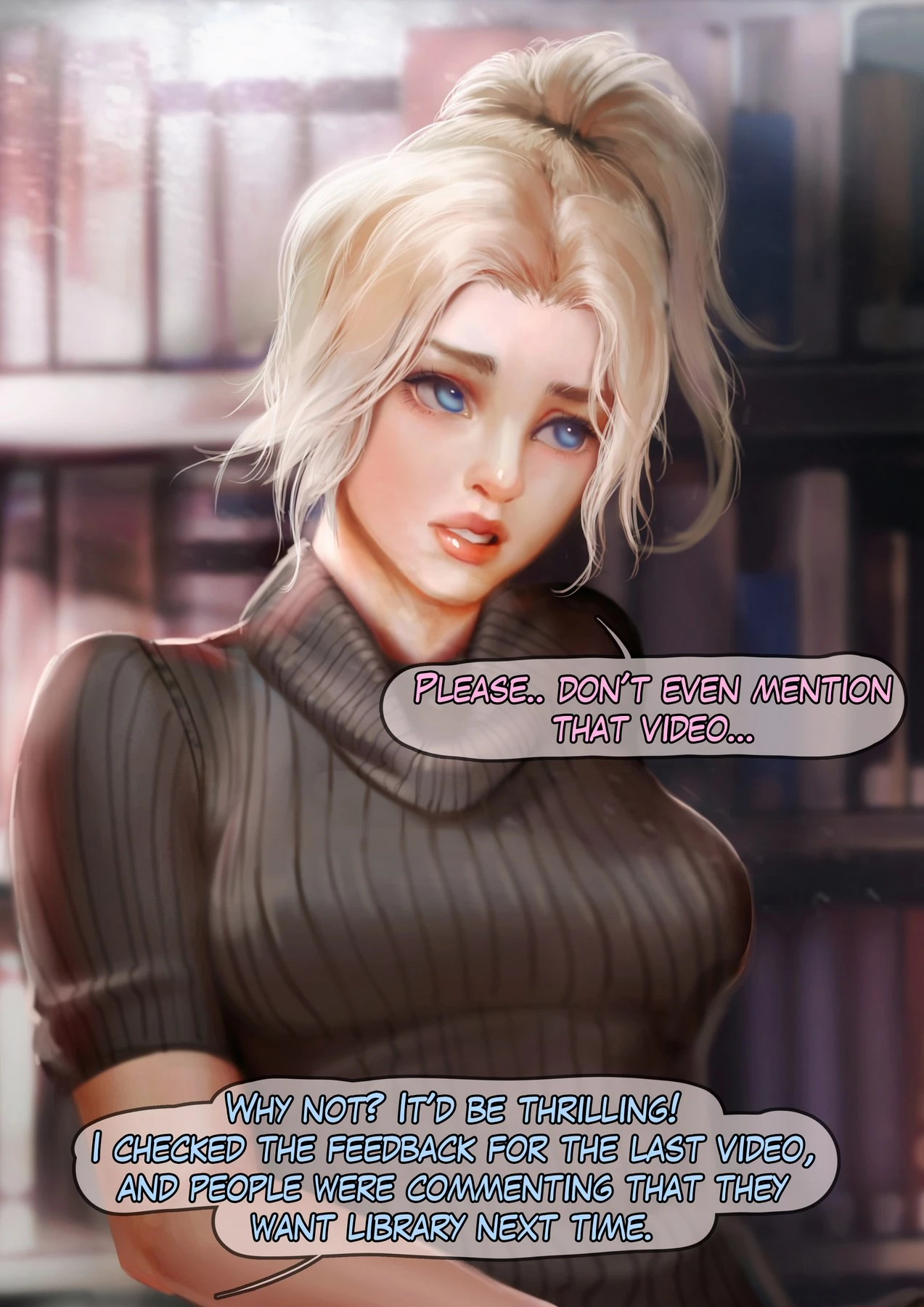 Mercy's Second Audition porn comic picture 13